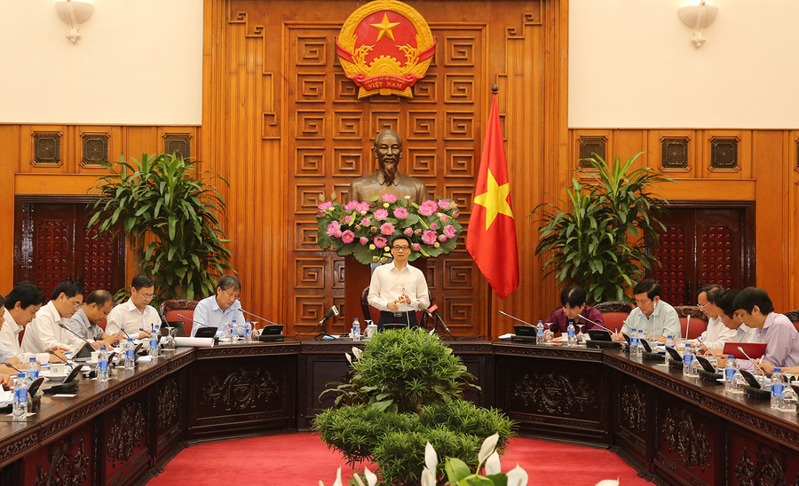 Toàn cảnh buổi làm việc. Ảnh: VGP/Tuấn Minh Toàn cảnh buổi làm việc. Ảnh: VGP/Tuấn Minh