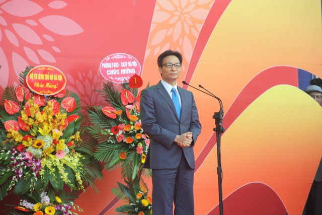 Phó Thủ tướng Vũ Đức Đam phát biểu khai mạc Hội báo