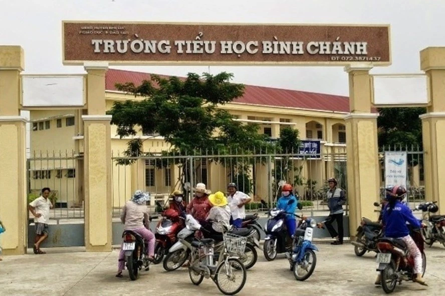 Trường tiểu học Bình Chánh/ Ảnh: Báo Lao động