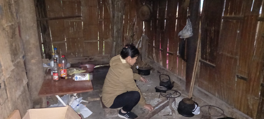 Bếp nấu ăn của thầy cô giáo điểm Trường Tiểu học Phiêng Chầu 2.