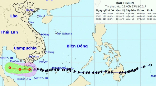 Không chủ quan khi bão số 16 suy yếu