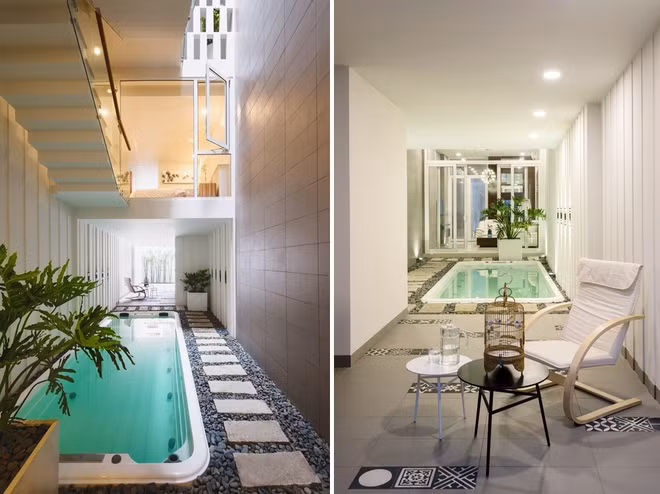 Nhà ống ở Sài Gòn đẹp như resort 5 sao khiến ai cũng muốn ở, dù chỉ là 1 đêm - Ảnh 3