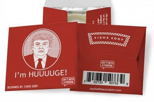 Mỹ bán bao cao su in hình tỷ phú Donald Trump