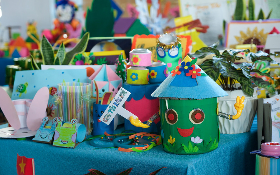 Sản phẩm STEM của học sinh ở Cần Thơ.