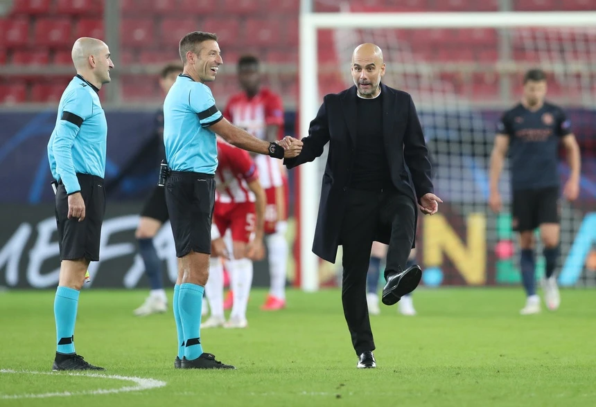 Đoàn quân của chiến lược gia Pep Guardiola sớm giành quyền vào vòng 1/8.