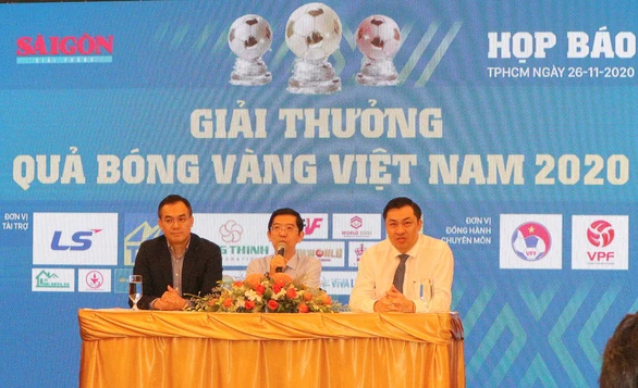 Họp báo công bố đề cử “Quả bóng vàng Việt Nam 2020” (Ảnh: NK).