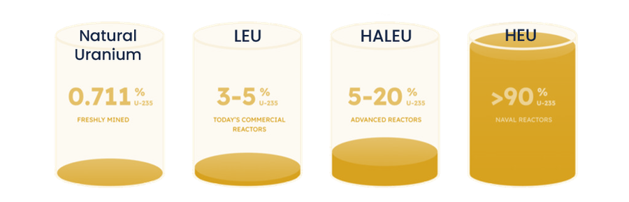 Mỹ có kế hoạch phát triển HALEU đến 2040.