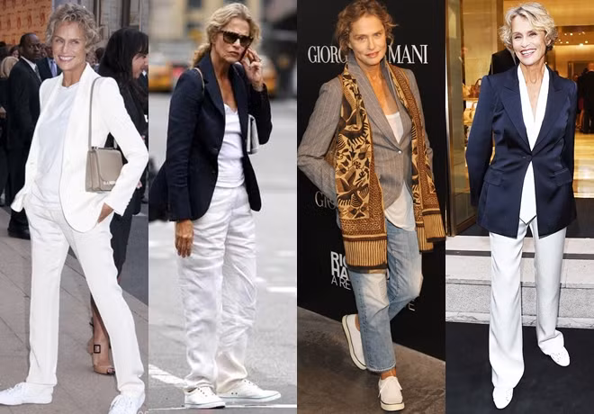 10 phụ nữ "trẻ mãi không già" nhờ cách phối đồ ảnh 6