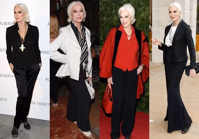 10 phụ nữ "trẻ mãi không già" nhờ cách phối đồ ảnh 1