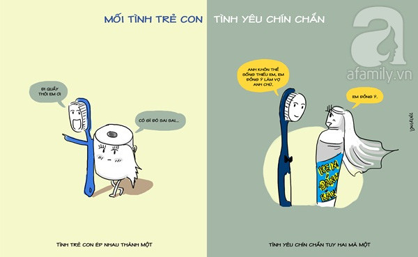 khác biệt mối tình trẻ con và tình yêu người lớn khác biệt mối tình trẻ con và tình yêu người lớn