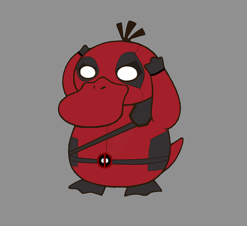 Nhân vật ăn theo bộ phim đình đám Deadpool - Duckpool. Nhân vật ăn theo bộ phim đình đám Deadpool - Duckpool.