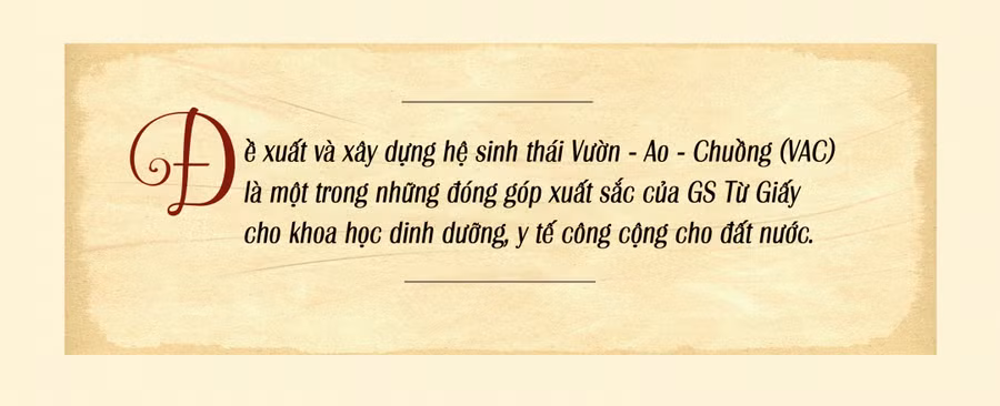 Giáo sư Từ Giấy - “Huyền thoại sống của ngành dinh dưỡng thế giới” ảnh 8