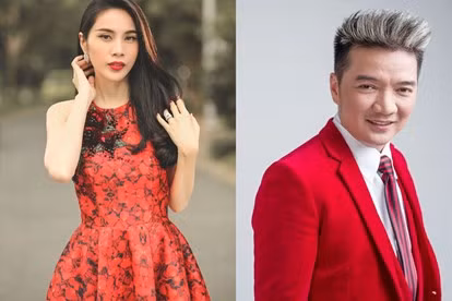 Ca sĩ Thủy Tiên và Đàm Vĩnh Hưng.