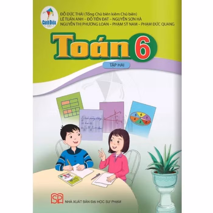 Sách giáo khoa Toán lớp 6, bộ sách Cánh Diều.