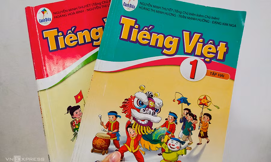 Sách giáo khoa Tiếng Việt lớp 1 bộ sách Cánh Diều.