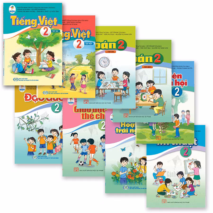 Sách giáo khoa Cánh Diều lớp 2.