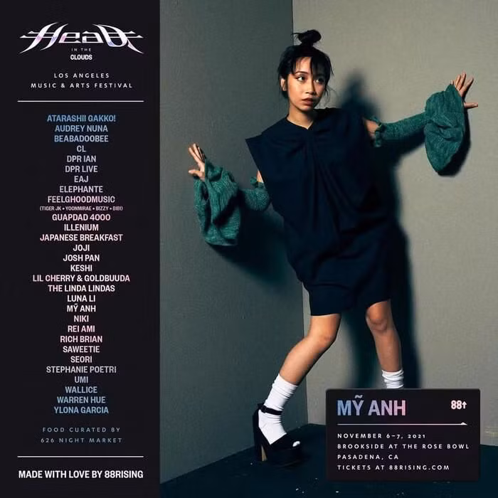 Mỹ Anh sẽ trở thành nghệ sĩ Việt Nam duy nhất góp mặt trong lễ hội âm nhạc của 88Rising.