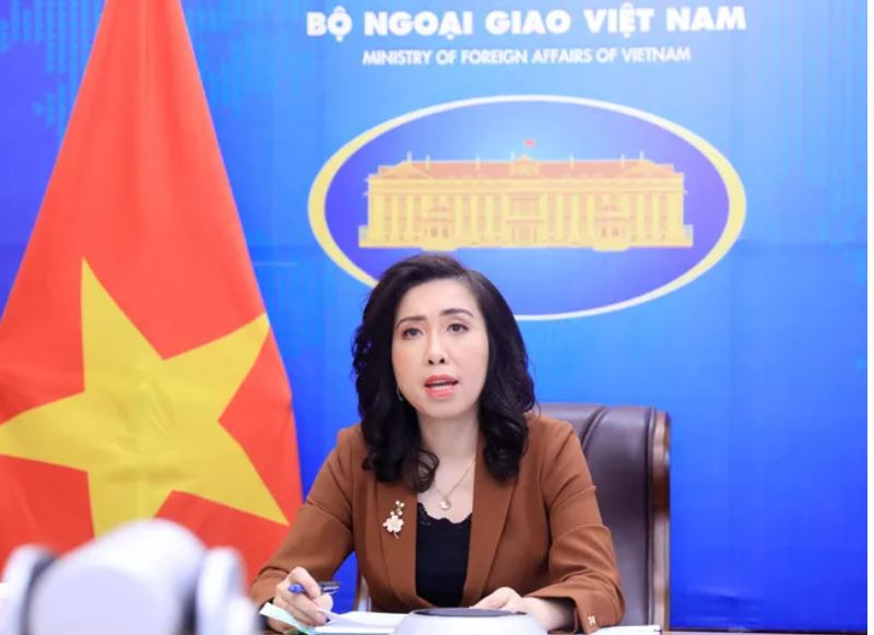 Người Phát ngôn Bộ Ngoại giao Lê Thị Thu Hằng.