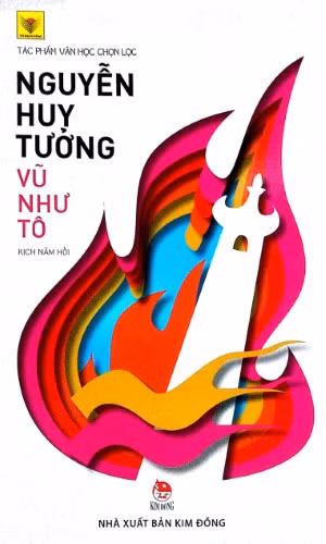 Bìa tác phẩm văn học chọn lọc Vũ Như Tô của Nguyễn Huy Tưởng. Ảnh NXB Kim Đồng.