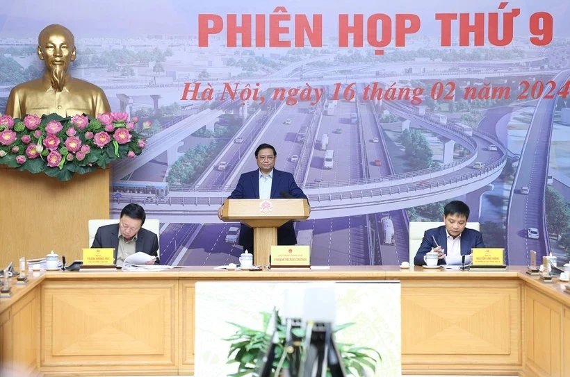 Thủ tướng Phạm Minh Chính chủ trì phiên họp. (Ảnh: Dương Giang/TTXVN)