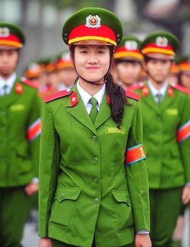 Hotgirl trường cảnh sát răng khểnh hút hồn ảnh 4 Hotgirl trường cảnh sát răng khểnh hút hồn ảnh 4