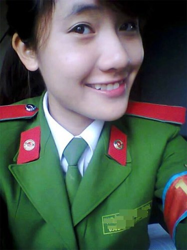Hotgirl trường cảnh sát răng khểnh hút hồn ảnh 5 Hotgirl trường cảnh sát răng khểnh hút hồn ảnh 5