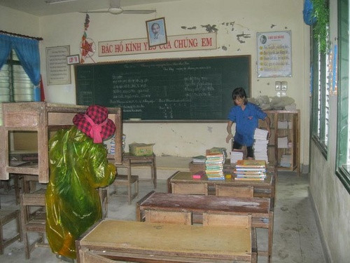 Trường học Quảng Ngãi tập trung phương án phòng chống lũ