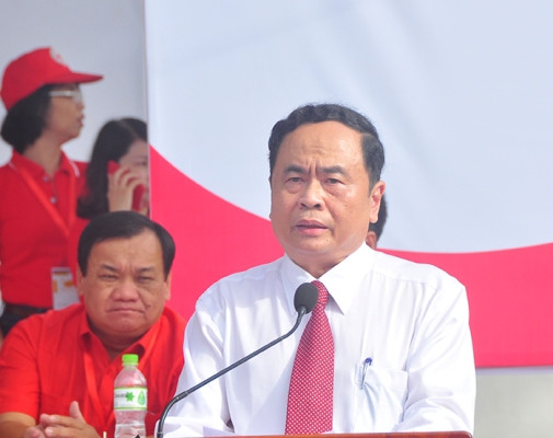 Đồng chí Trần Thanh Mẫn - phát biểu tại lễ khai mạc Hội trại Đồng chí Trần Thanh Mẫn - phát biểu tại lễ khai mạc Hội trại