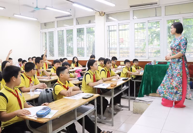 Không chỉ giáo viên cần sự tôn trọng của học sinh mà các em cũng cần điều đó từ thầy cô. Ảnh:Thiên Thanh