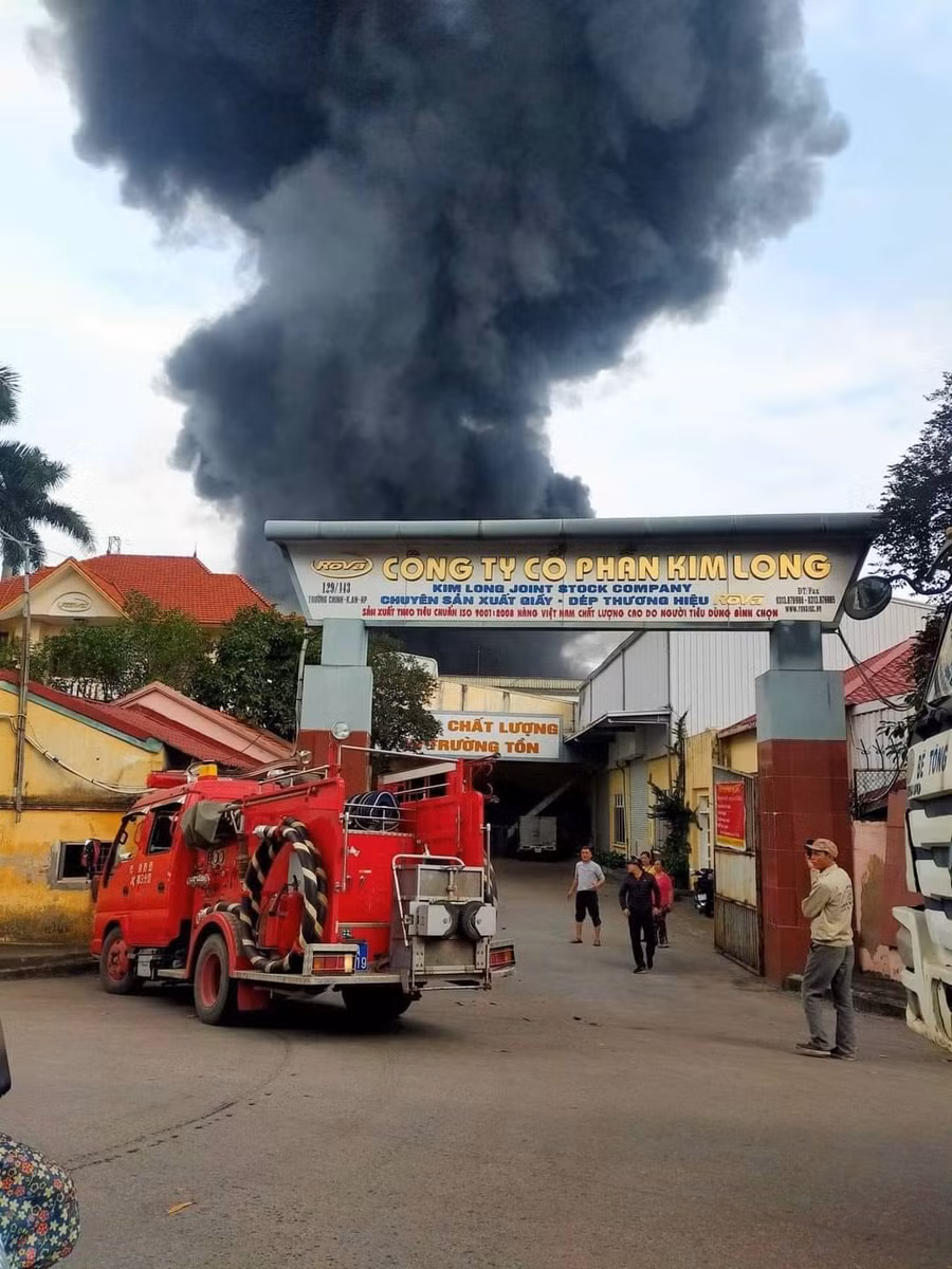 Hiện trường vụ cháy.