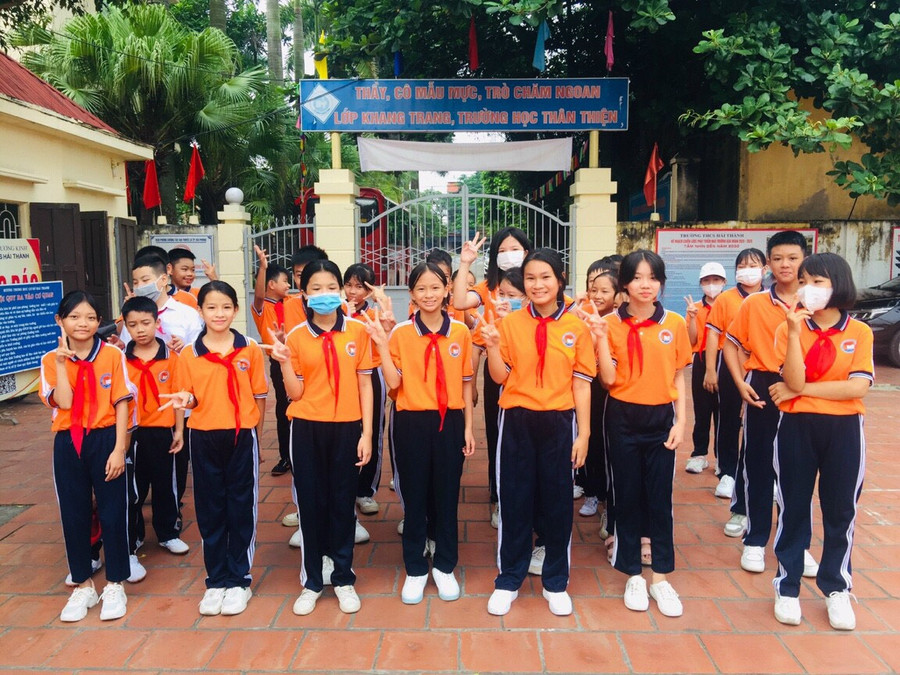 Học sinh Trường THCS Hải Thành. Học sinh Trường THCS Hải Thành.
