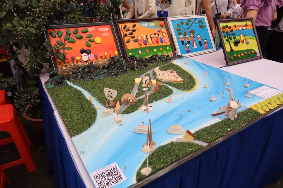 Sản phẩm STEM của học sinh huyện Cát Hải.