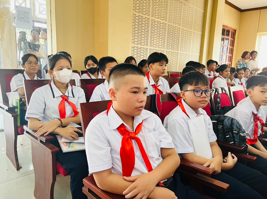 Học sinh tham dự Hội thảo tiết dạy.