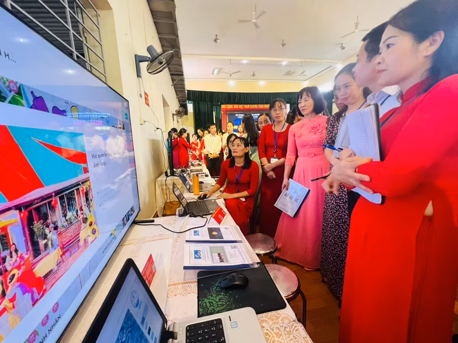 Ngành Giáo dục huyện An Lão tích cực xây dựng học liệu số.