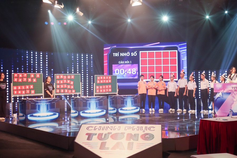 Học sinh THCS Trần Phú, quận Lê Chân trong Hành trình Chinh phục tương lai.