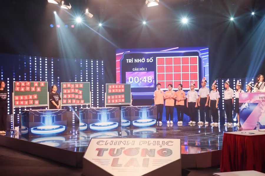 Học sinh THCS Trần Phú, quận Lê Chân trong Hành trình Chinh phục tương lai.