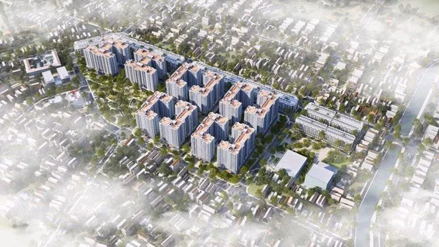 Phối cảnh dự án.