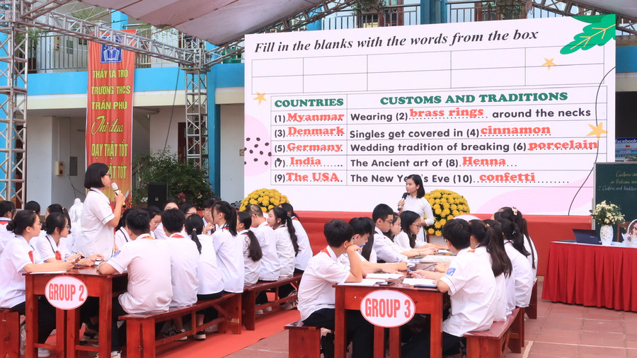 Qua hoạt động của bài học, trò được hình thành và phát triển phẩm chất, năng lực.