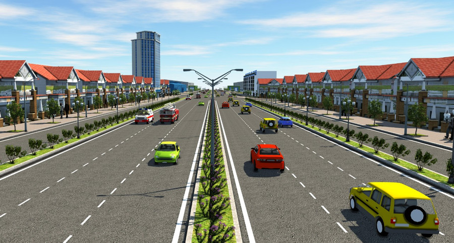 Phối cảnh dự án.