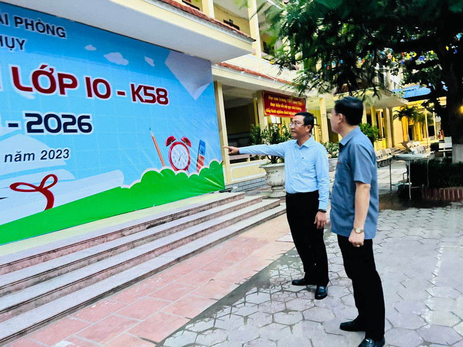 Ngành Giáo dục Hải Phòng sẵn sàng đón năm học mới.