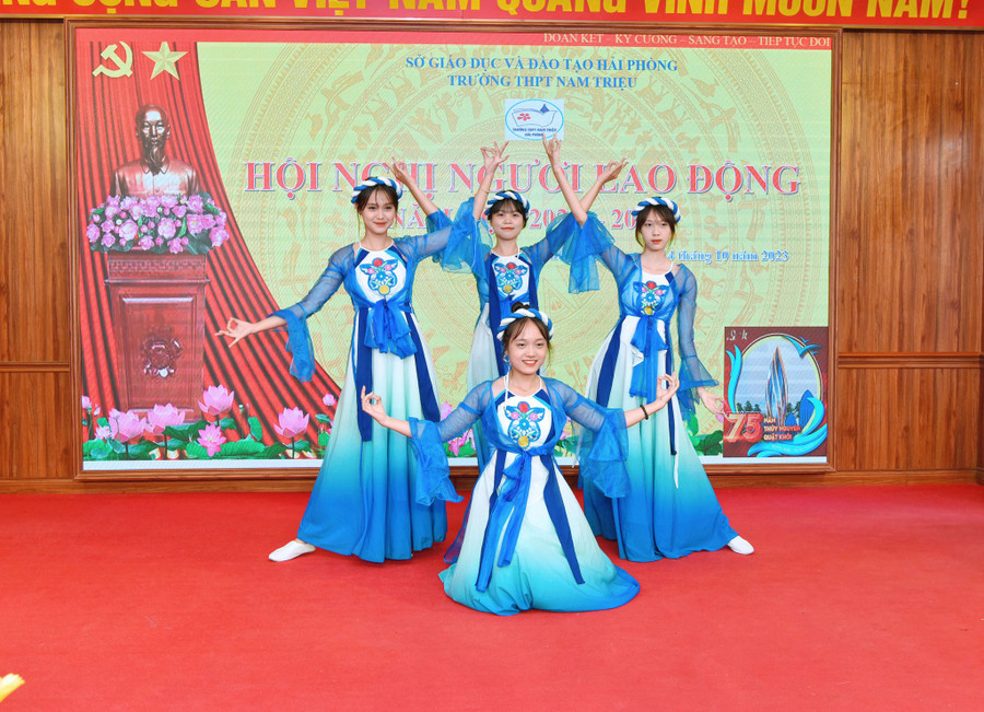 Học sinh Trường THPT Nam Triệu năng động, sáng tạo với nhiều hoạt động ý nghĩa.