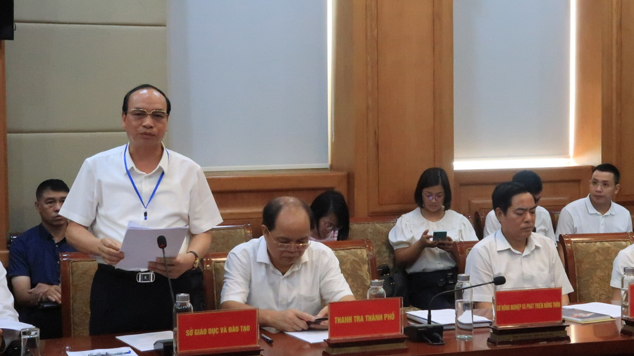 Ông Đỗ Văn Lợi, Phó Giám đốc Sở GD&ĐT Hải Phòng thông tin về Kỳ thi tốt nghiệp THPT năm 2023. Ông Đỗ Văn Lợi, Phó Giám đốc Sở GD&ĐT Hải Phòng thông tin về Kỳ thi tốt nghiệp THPT năm 2023.