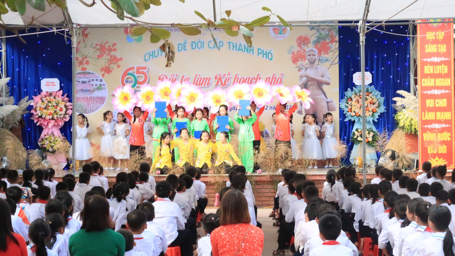 Học sinh năng động, sáng tạo thực hiện chuyên đề.