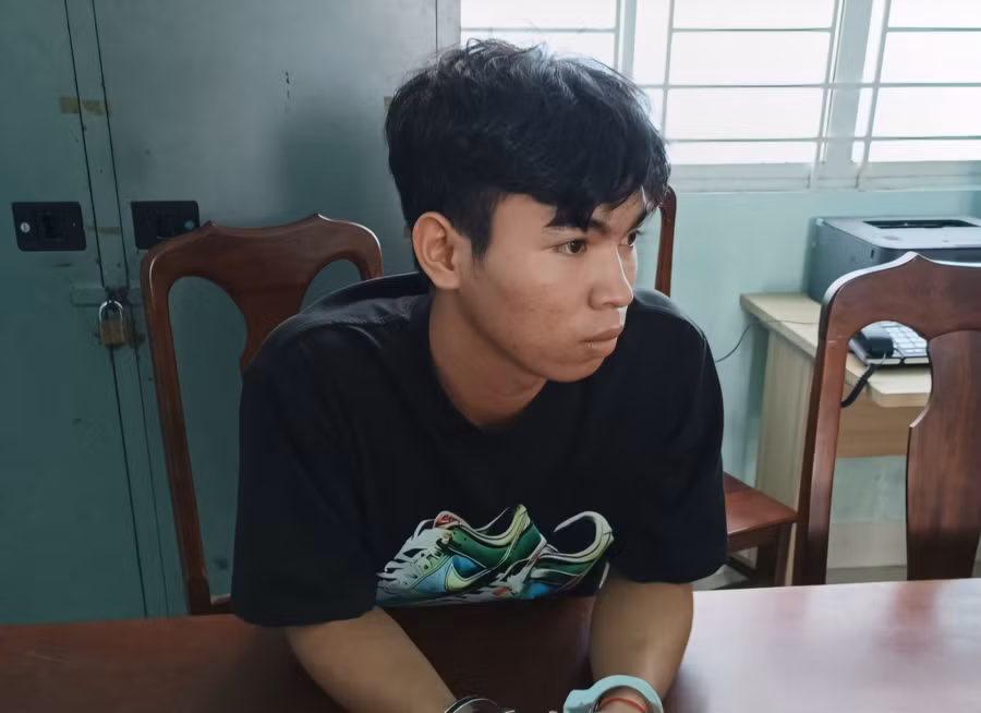 Lâm Văn Kim bị bắt giam về tội Giết người và Hủy hoại tài sản. (Ảnh: Văn Vũ)