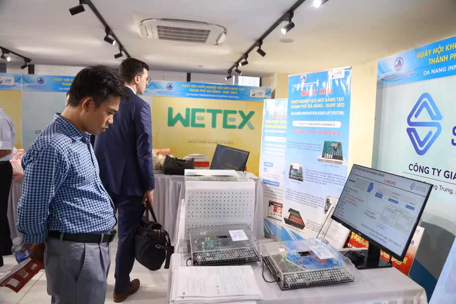 Triển lãm về hoạt động Khởi nghiệp - đổi mới sáng tạo nằm trong chuỗi hoạt động của SURF 2023.