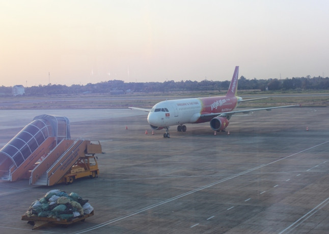 Đường bay cũng được chuẩn bị trước.