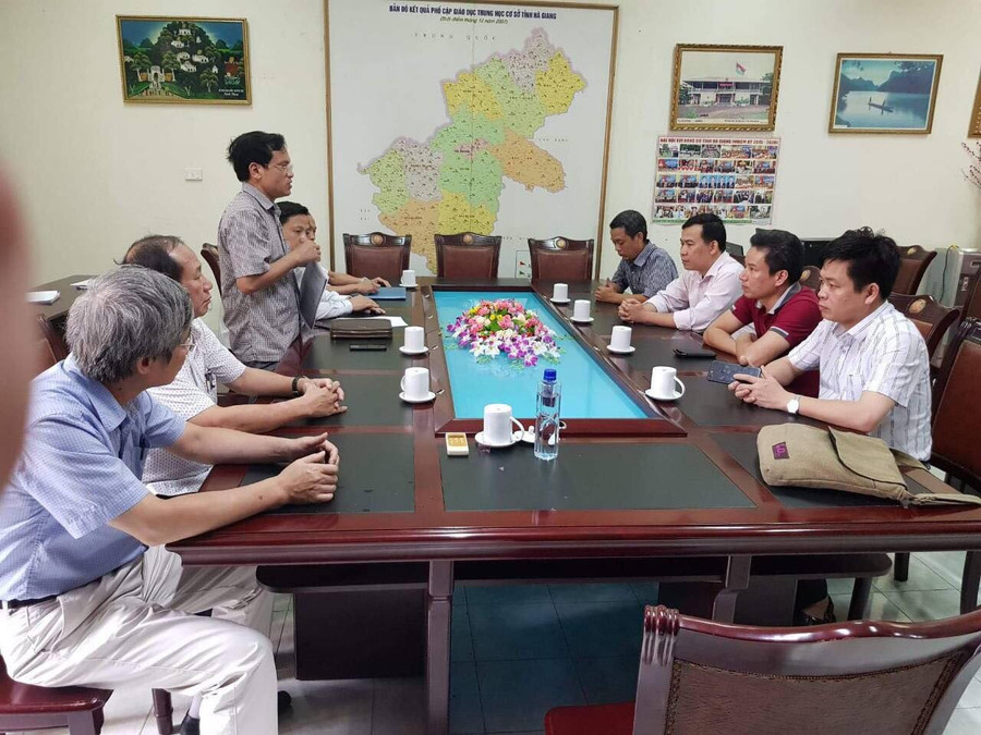 Tổ công tác làm việc với Hội đồng thi Sở GD&ĐT Hà Giang Tổ công tác làm việc với Hội đồng thi Sở GD&ĐT Hà Giang