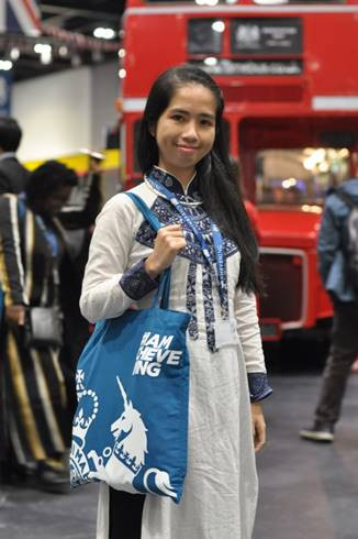 Tường Vy tại buổi họp mặt đầu khóa của Chevening, London 2017. Ảnh: Nguyễn Xuân Mẫn Tường Vy tại buổi họp mặt đầu khóa của Chevening, London 2017. Ảnh: Nguyễn Xuân Mẫn