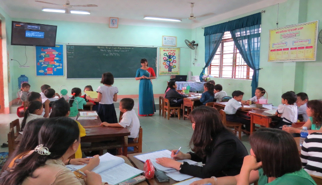 Một lớp học VNEN tại Tam Kỳ- Quảng Bình Một lớp học VNEN tại Tam Kỳ- Quảng Bình