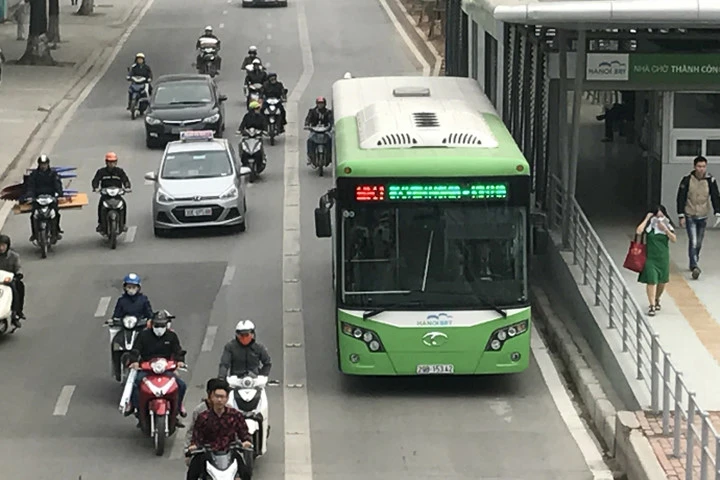 Buýt BRT chính thức đi vào hoạt động từ ngày 1/1/2017